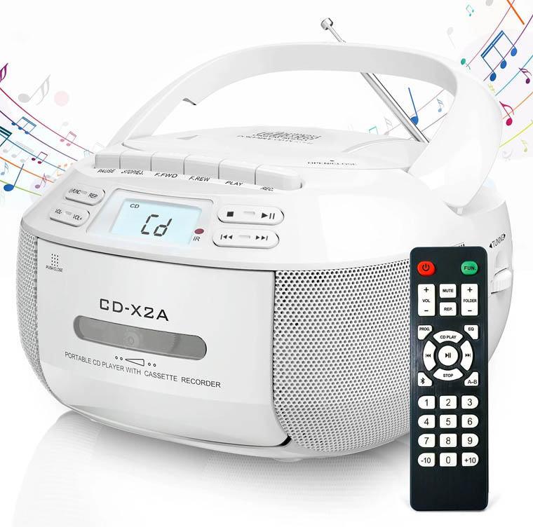 Đầu CD Boombox kiêm Cassette CD-X2A